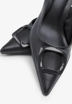 Next Forever Comfort Hardware Slingback Kitten- Klassieke Pumps - Black -Next 62a6f9c7771b4f30a5f3491d48666b88