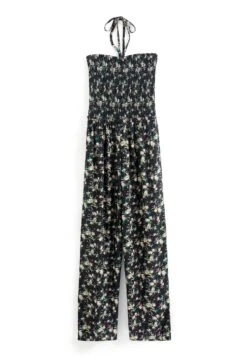Next Shirred Bandeau - Jumpsuit - Black Ditsy -Next 65af8f7bffb5493c857b242a1a6a735c