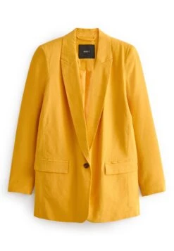 Next Single Breasted Standard - Halflange Jas - Yellow -Next 66afe8d670fe41908d1be059cbbc178d