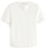 Next Short Sleeve Lettuce Edge TexturedPetite - T-Shirt Basic - White