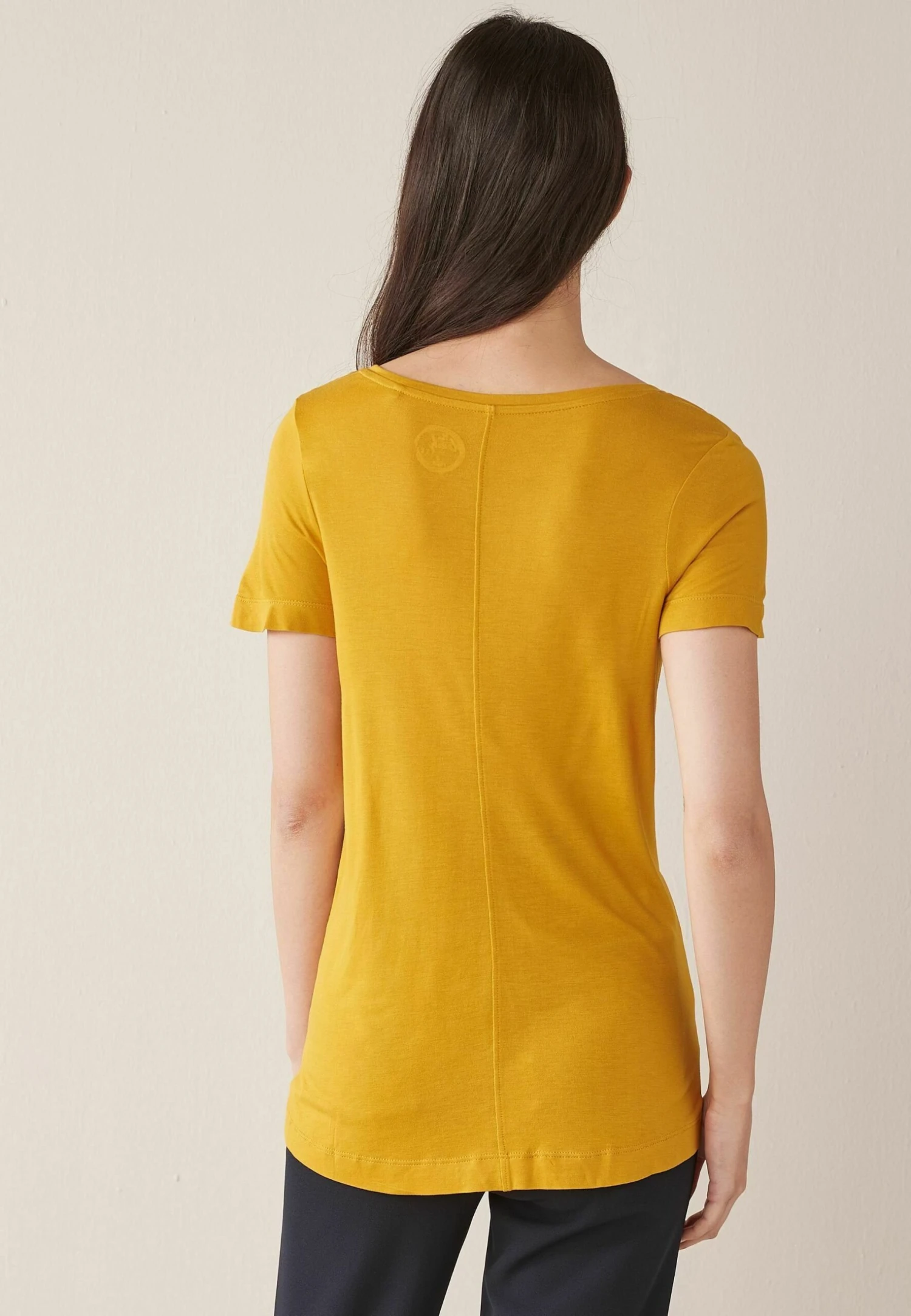 Next Slouch V Neck- T-Shirt Basic - Yellow 4 Next Slouch V Neck- T-Shirt Basic - Yellow - Afbeelding 2