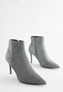 Next Forever Comfort Point Toe- Enkellaarsjes Met Hoge Hak - Shimmer -Next 6855fb7f76324fae83a57ff22f1070ad