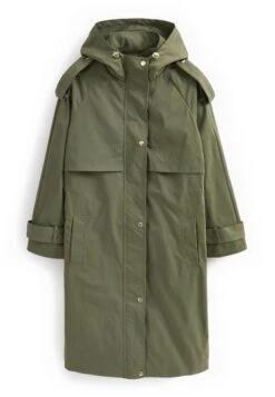 Next Lightweight Shower Resistant - Parka - Khaki Green -Next 68666ae81b1b470e9ed2f0a16a0df401