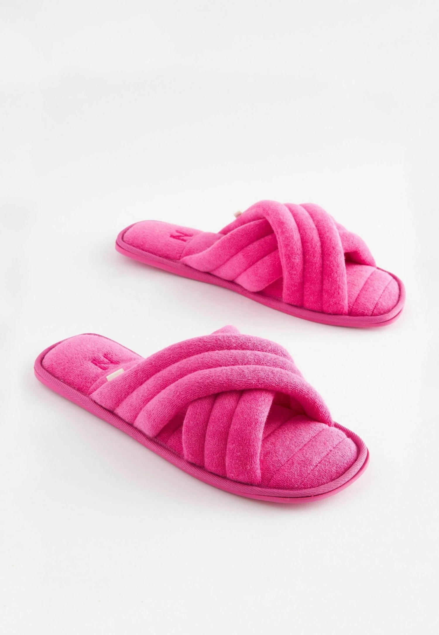 Next Towel Slider Standard - Pantoffels - Pink 4 Next Towel Slider Standard - Pantoffels - Pink - Afbeelding 2