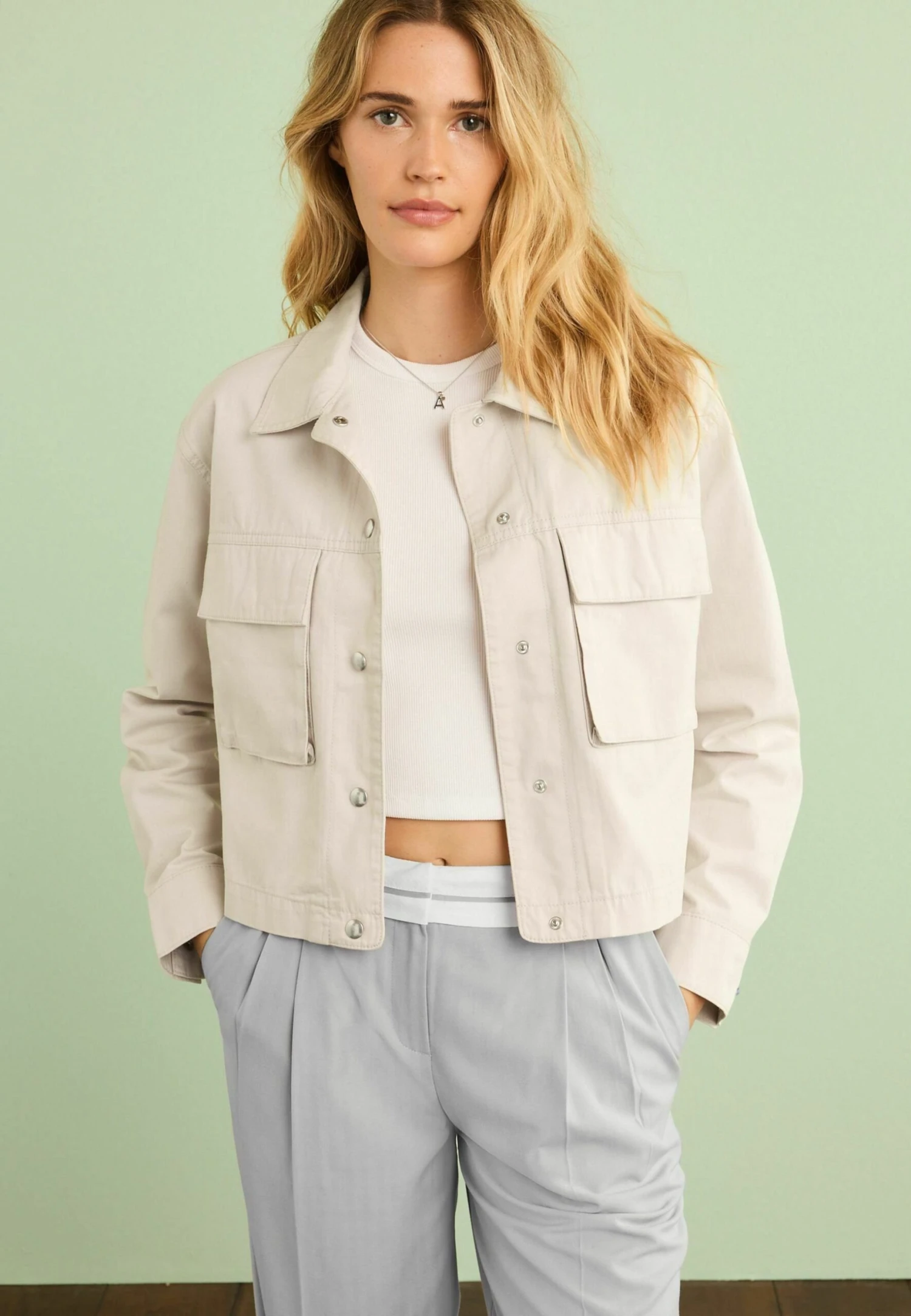 Next Standard - Lichte Jas - Cream 5 Next Standard - Lichte Jas - Cream - Afbeelding 3