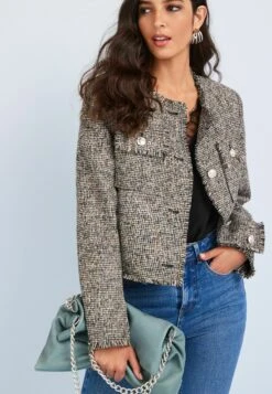 Next Cropped Standard - Blazer - Natural