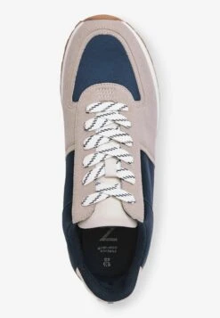 Next Forever Comfort Standard - Sneakers Laag - Grey Navy Blue -Next 6a0cf83a28284ca68ff45cb9653810a9