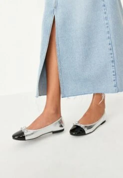 Next Forever Comfort Regular Wide Fit. - Ballerina'S - Silver