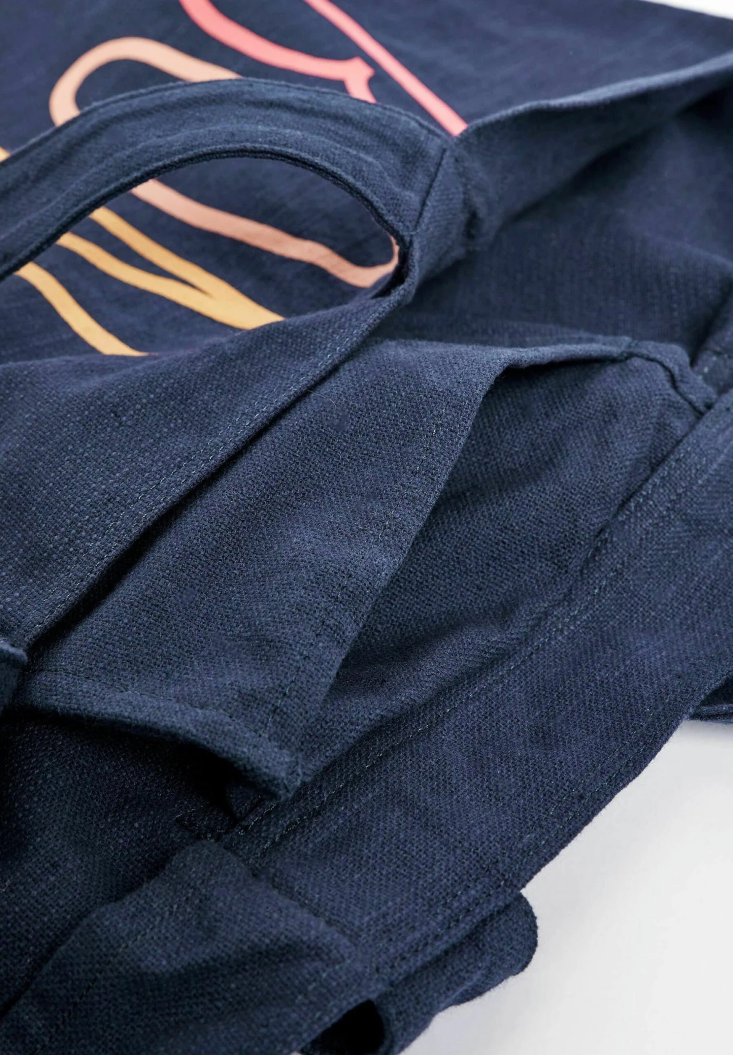 Next Bonjour Slogan Standard - Handtas - Navy 5 Next Bonjour Slogan Standard - Handtas - Navy - Afbeelding 3