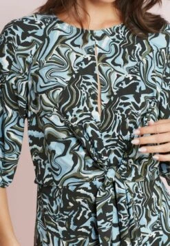 Next Twist Front Standard - Jurk - Blue Marble Print 9 Next Twist Front Standard - Jurk - Blue Marble Print -Next 6c88f1aa711644bb96b7368dc0d7ab3e