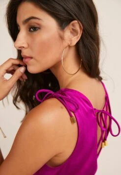 Next V-Neckline Tie Wide Leg Standard - Jumpsuit - Bright Pink -Next 6d27697e56174ef4834c1aff478fd951