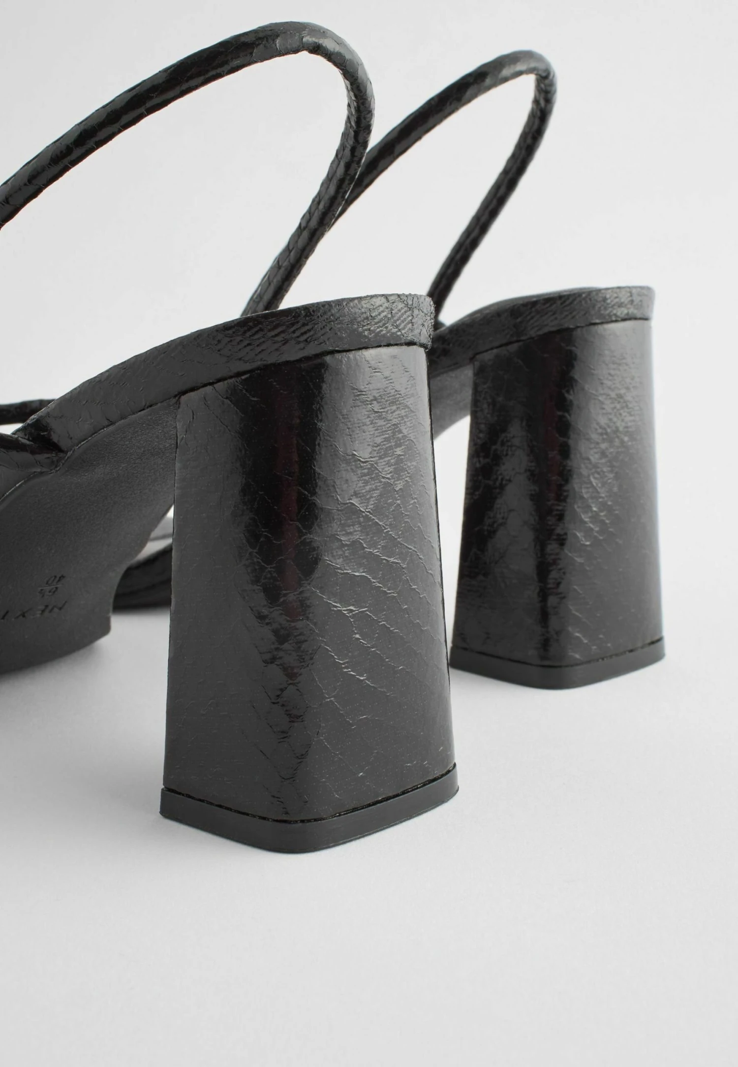 Next Forever Comfort Knotted Standard - Sandalen - Black 8 Next Forever Comfort Knotted Standard - Sandalen - Black - Afbeelding 6