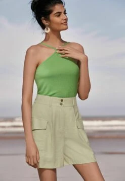 Next Tailored Utility Detail Standard - Shorts - Green -Next 6e110f5ac8ab4ee08b1e64db61f8632e