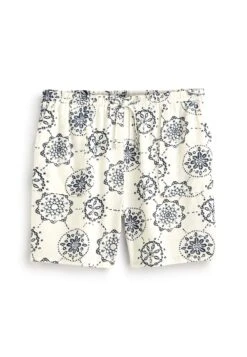 Next Tie WaistStandard - Shorts - Blue White Geo -Next 6e6eb3588ecf448aa7da00143f14fe50