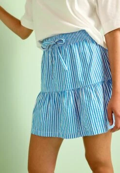 Next A-Lijn Rok - Blue/White Stripe -Next 70249f7681f843108c927beb0a2afbd5