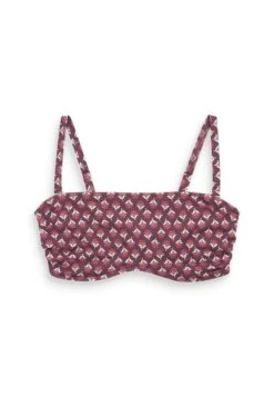 Next Minimise Standard - Bikinitop - Berry Red Woodblock -Next 704de5dc2966494aaae7c73812d02e11