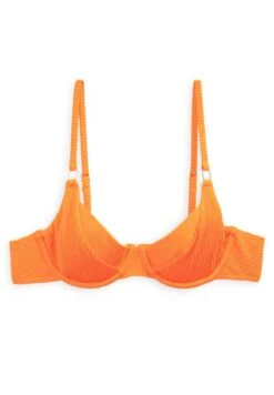 Next Non Pad Standard - Bikinitop - Orange Rib -Next 70ef269001d346ba81f4efced692358a