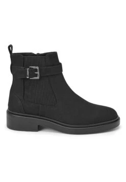 Next Forever Comfort - Korte Laarzen - Black Microsuede