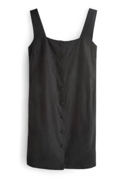 Next Button Down - Jurk - Black -Next 7164654f8a1b470b83a418ec498bb995