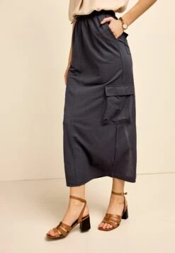 Next Cargo Drawstring Waist- Maxirok - Charcoal Grey