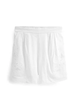 Next Embroderie Detail Standard - Shorts - White -Next 7242493986644910949f564fd281a6e7