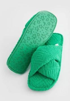 Next Towel Slider Standard - Pantoffels - Green -Next 724615d92e764adb84d2dcf7a077467a