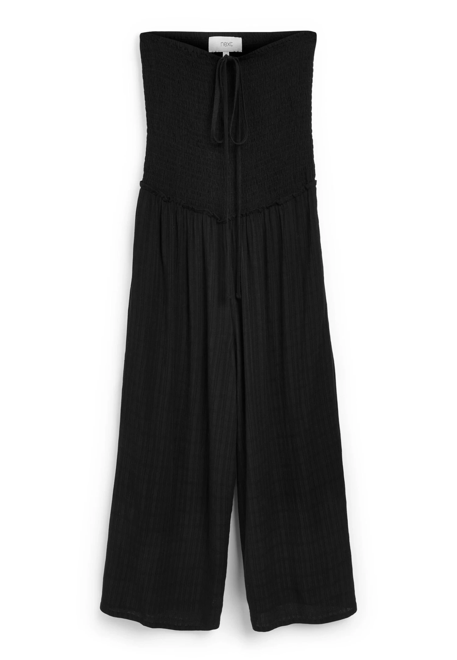 Next Shirred Bandeau Standard - Jumpsuit - Black Culotte 7 Next Shirred Bandeau Standard - Jumpsuit - Black Culotte - Afbeelding 5