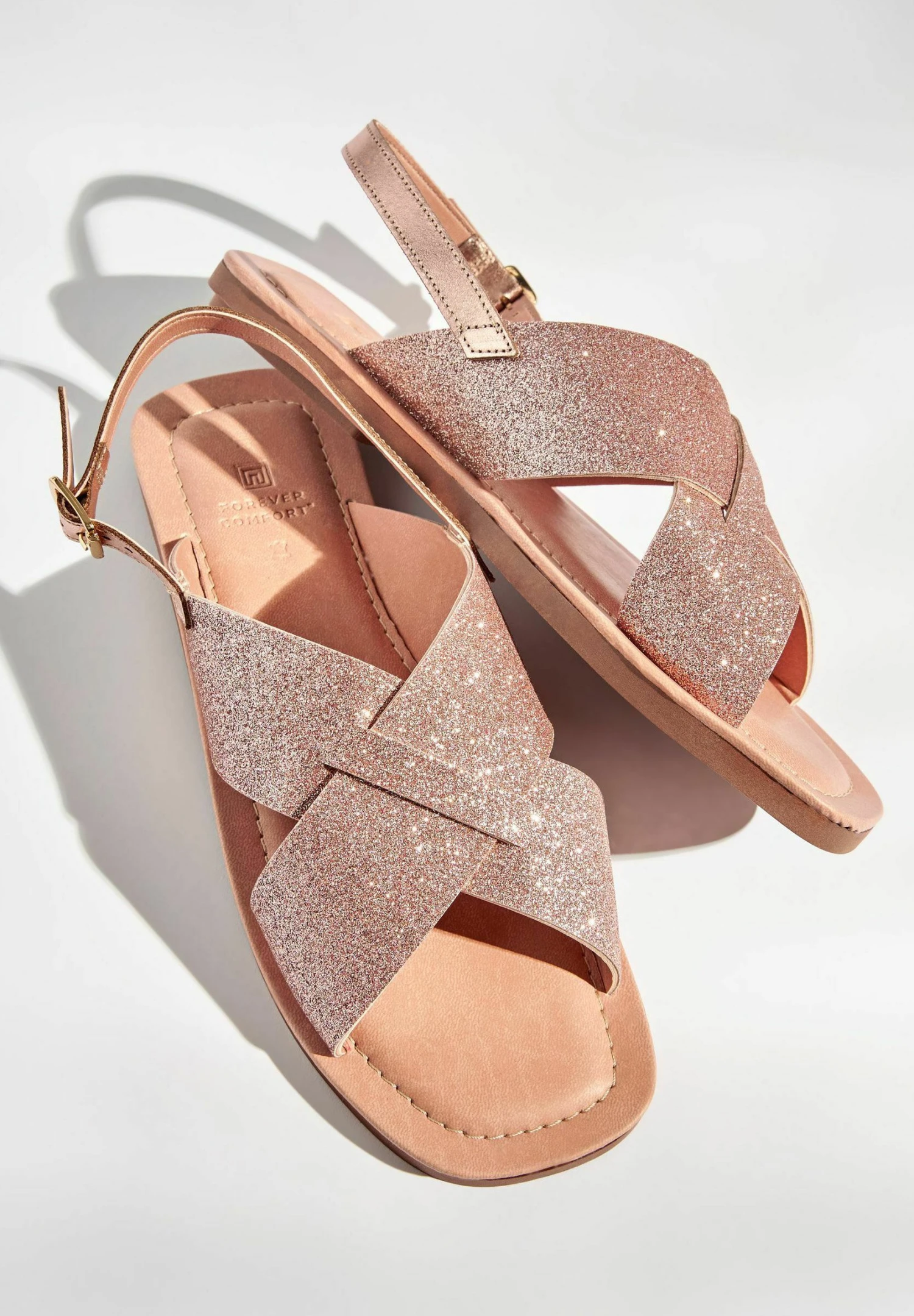 Next Forever Comfort Crossover - Sandalen - Rose Gold 5 Next Forever Comfort Crossover - Sandalen - Rose Gold - Afbeelding 3