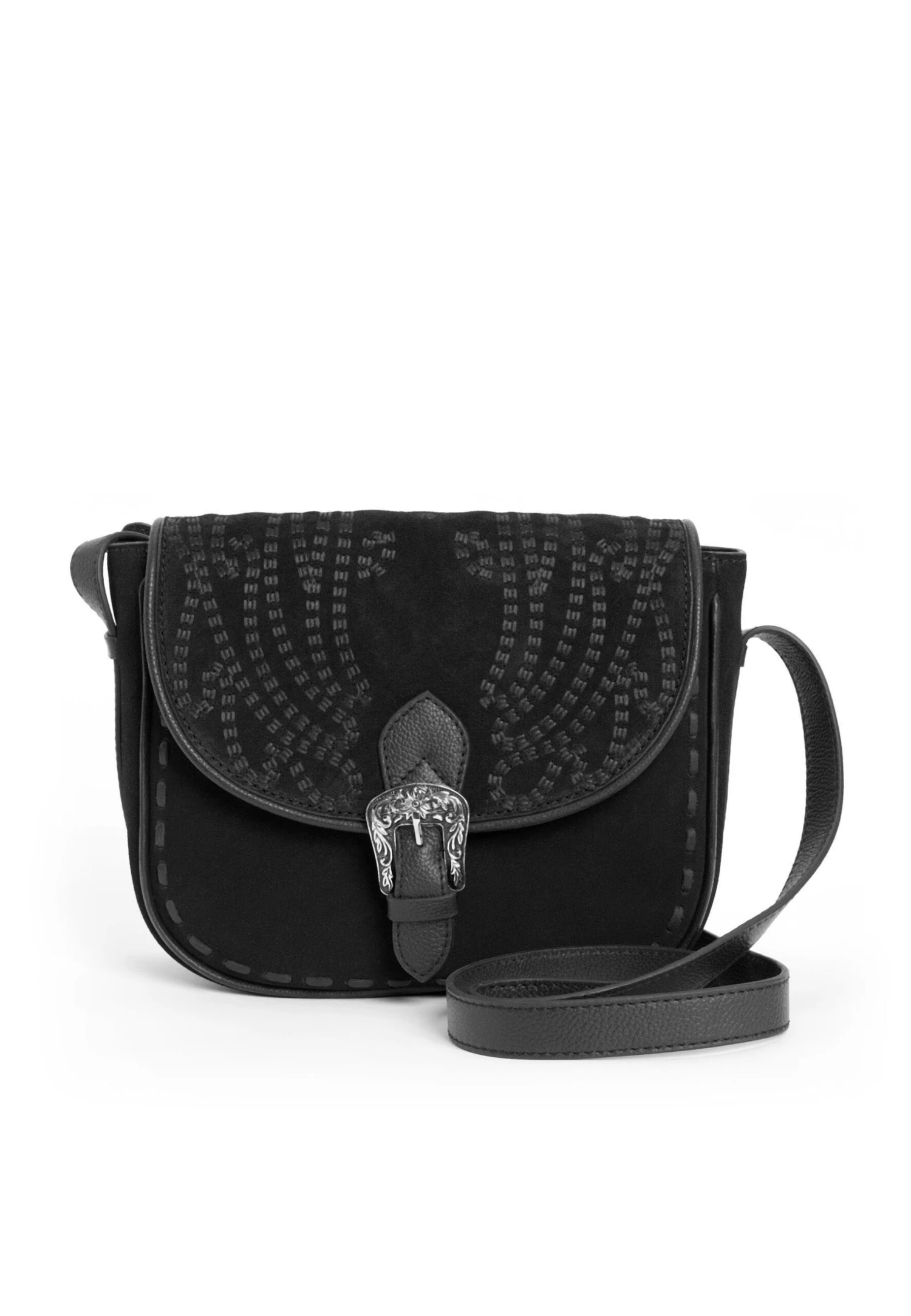 Next Embroidery Saddle Standard - Schoudertas - Black 3 Next Embroidery Saddle Standard - Schoudertas - Black