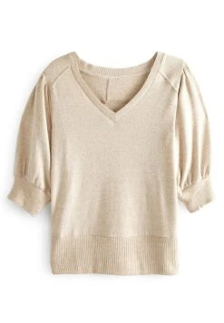 Next Cosy Lightweight Puff Sleeve Standard - Trui - Neutral -Next 763f82a550c64f07b25330dda43312fb