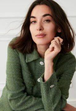 Next Bouclé Button Detail Standard - Lichte Jas - Khaki Green 10 Next Bouclé Button Detail Standard - Lichte Jas - Khaki Green -Next 7696d9e8d1e04ac7975dd0b76b74e8a3