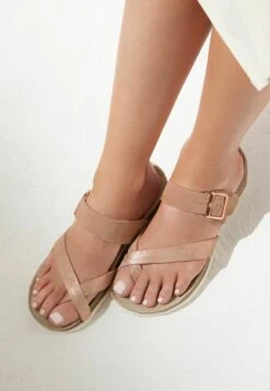 Next Forever Comfort Buckle Detailing - Sandalen Met Hoge Hak - Rose Gold