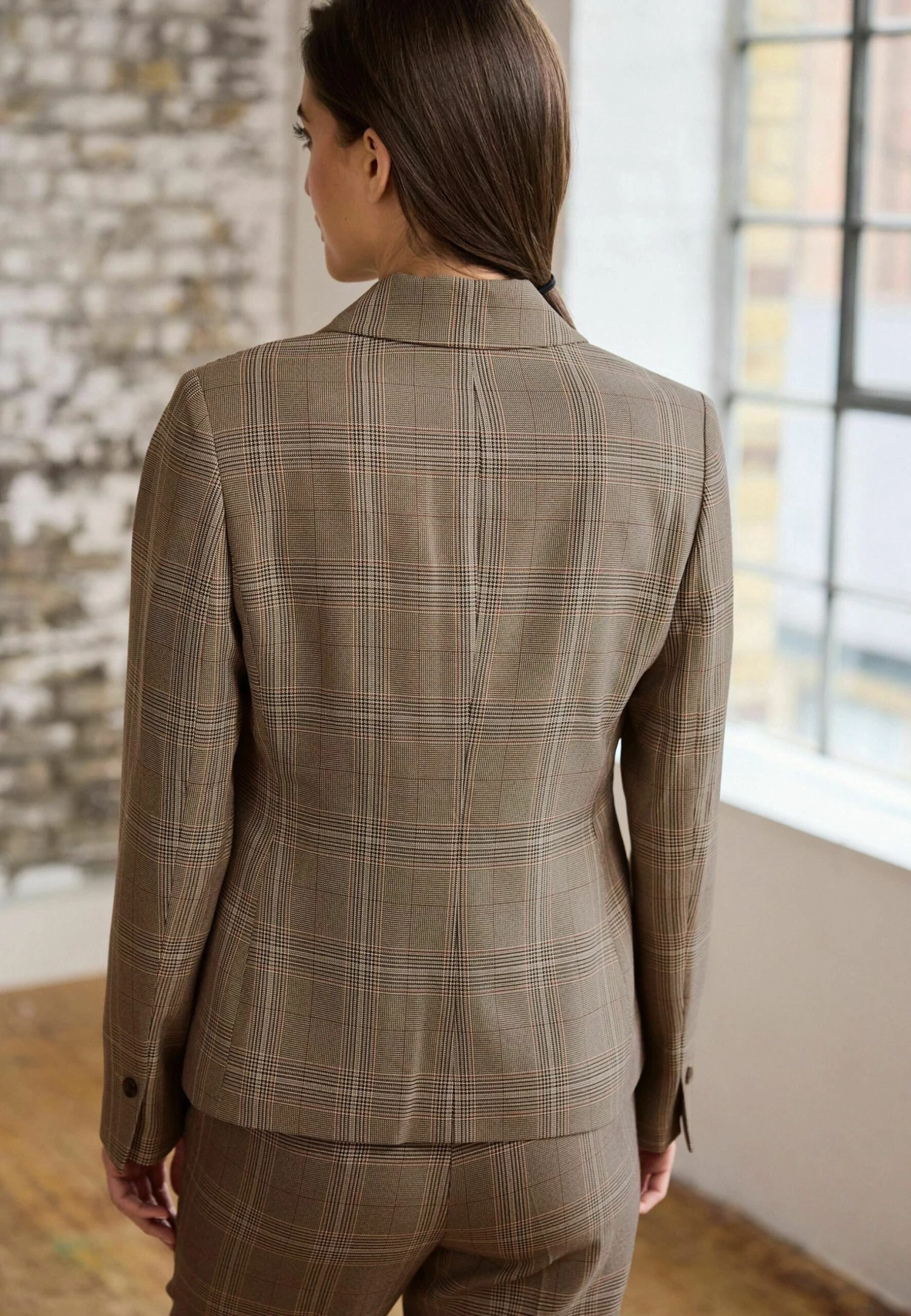 Next Tailored Single Breasted Standard - Blazer - Natural Check 4 Next Tailored Single Breasted Standard - Blazer - Natural Check - Afbeelding 2