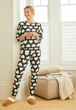 Next Long Sleeve Sets 2 Pack Standard - Pyjama - Black White Heart Print 18 Next Long Sleeve Sets 2 Pack Standard - Pyjama - Black White Heart Print -Next 7a8b8368d4894799b39e970179c7f1c6