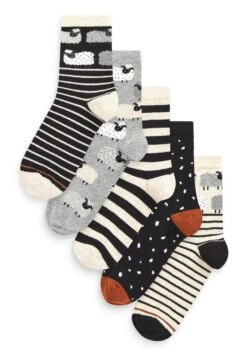 Next 5 Packs Standard - Sokken - Black Cream