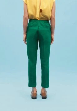 Next Tailored Turnup Taper Standard - Broek - Green -Next 7b62b71804dd402e97af746ceee9df30