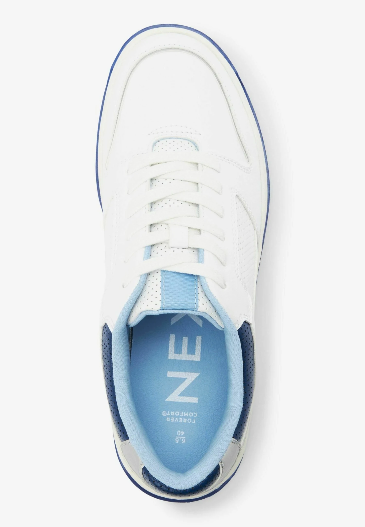 Next Sneakers Laag - White Blue 5 Next Sneakers Laag - White Blue - Afbeelding 3