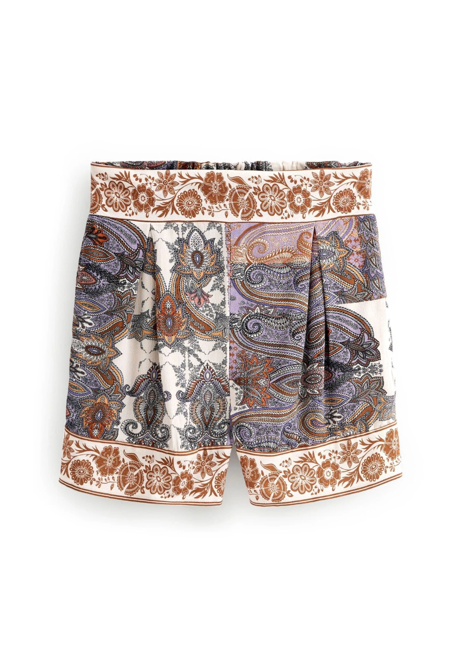 Next High Waisted Standard - Shorts - Purple Paisley 6 Next High Waisted Standard - Shorts - Purple Paisley - Afbeelding 4