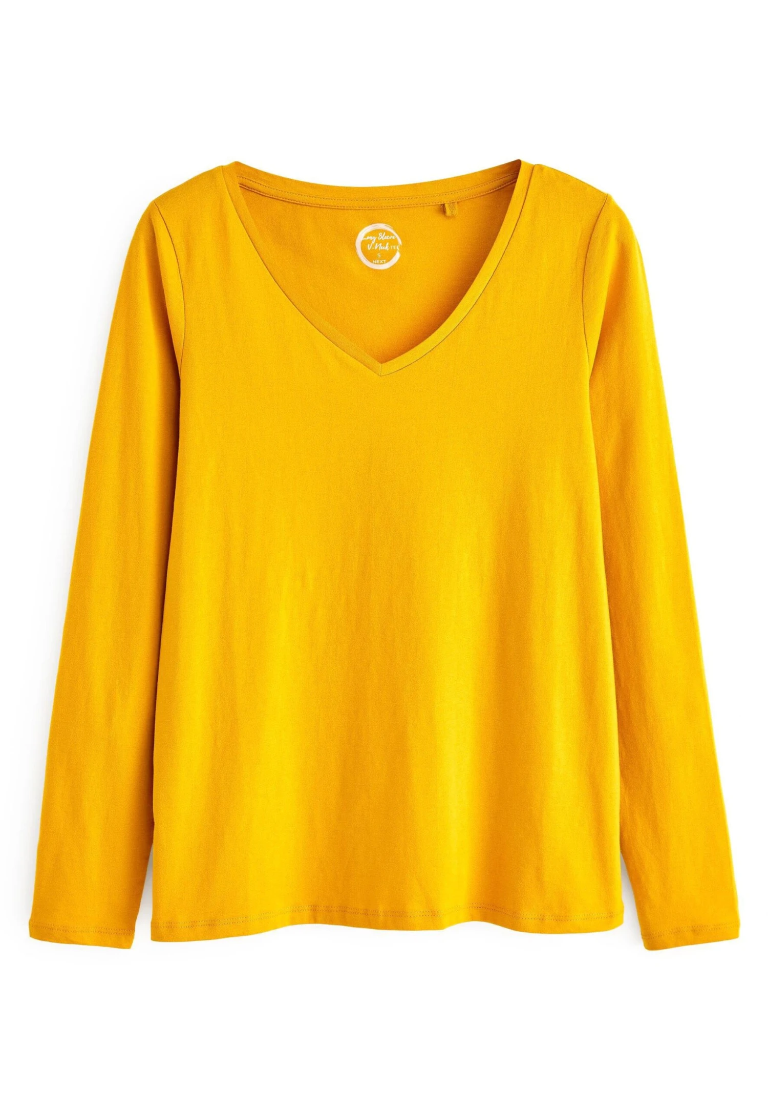 Next Long Sleeve V-Neck Top Standard - Longsleeve - Yellow 7 Next Long Sleeve V-Neck Top Standard - Longsleeve - Yellow - Afbeelding 5