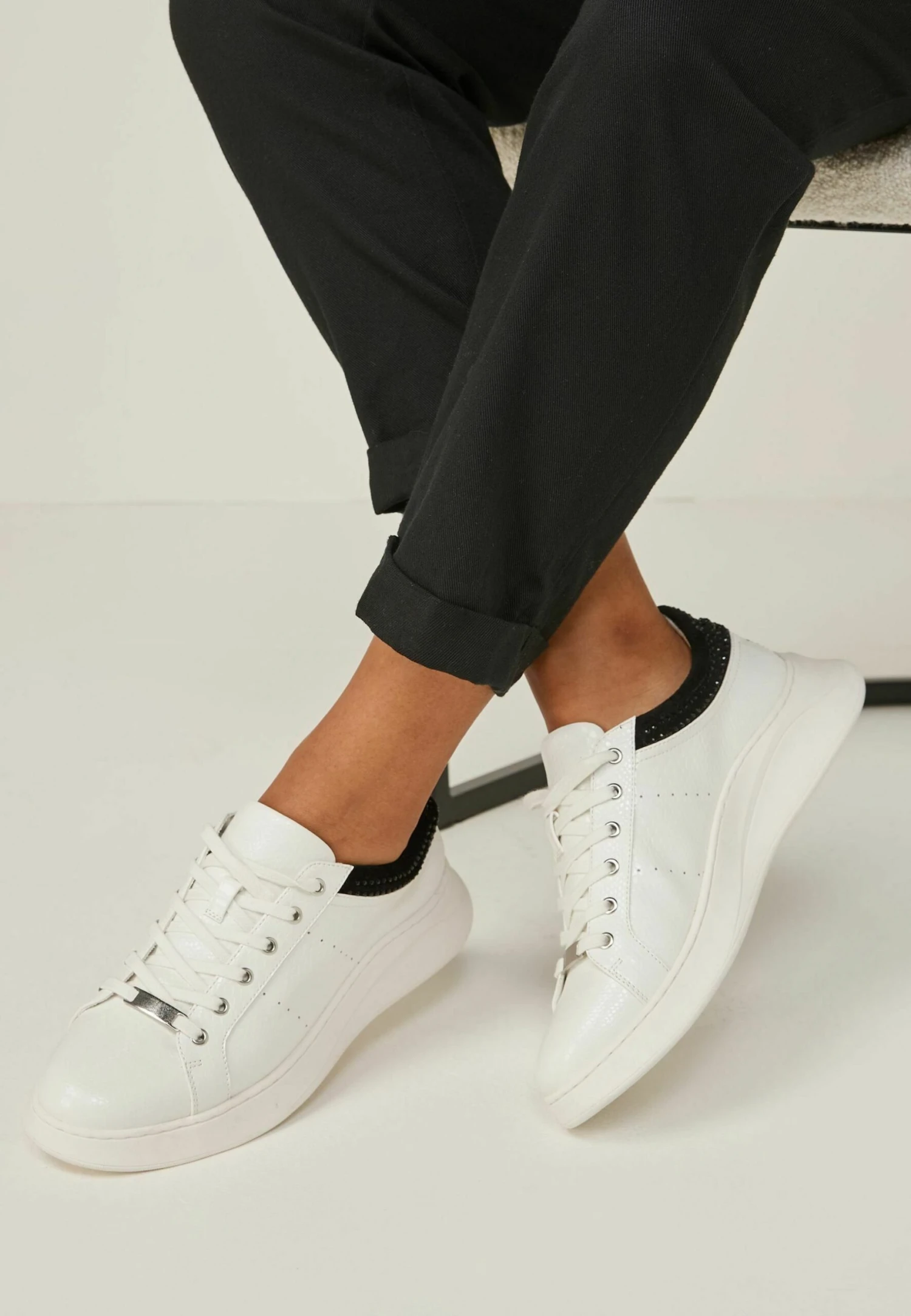 Next Forever Comfort- Sneakers Laag - White Black 3 Next Forever Comfort- Sneakers Laag - White Black