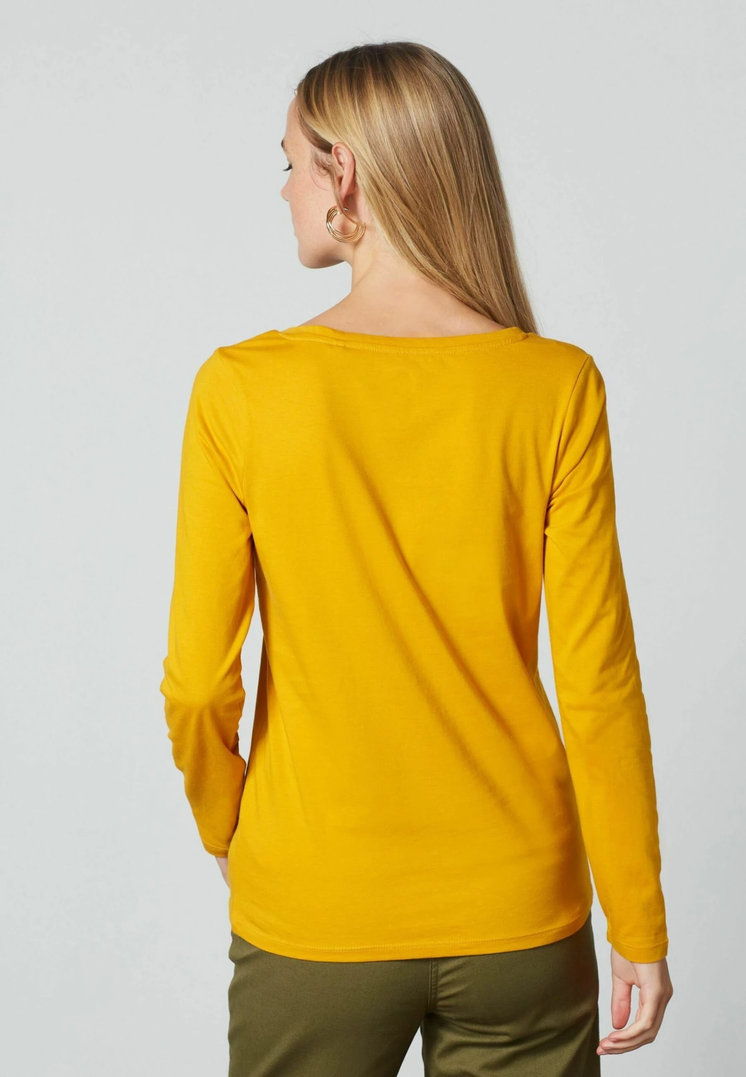 Next Long Sleeve V-Neck Top Standard - Longsleeve - Yellow 5 Next Long Sleeve V-Neck Top Standard - Longsleeve - Yellow - Afbeelding 3