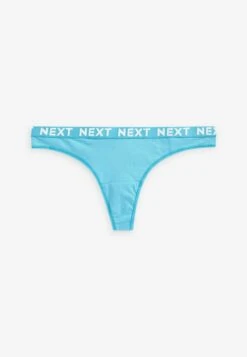 Next Mono Print Rich Logo Knickers Four Pack - Slip - Bright Colours -Next 87988bd378654e4d98ff05e3b6255d7a