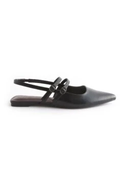 Next Forever Comfort Double Buckle Standard - Slingback Ballerina´S - Black