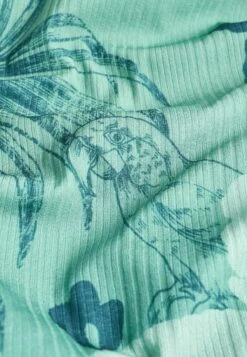 Next Long Sleeve Collared Cover Up Standard - Blousejurk - Teal Blue Palm Placement Print 13 Next Long Sleeve Collared Cover Up Standard - Blousejurk - Teal Blue Palm Placement Print -Next 886ff16424e1447bb5cbe44a207a6412