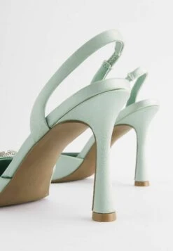 Next Forever Comfort Slingback Bow - Hoge Hakken - Mint Green -Next 8aa5205327f14a24b479b7a9c8351d1a