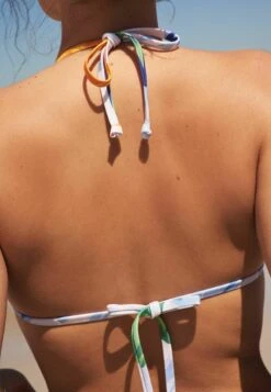 Next WhipstitchStandard - Bikinitop - White Blue -Next 8ccb1e35cd4c4d2d840ae68f292f5b6b