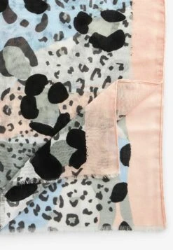 Next Pastel Animal Lightweight Standard. - Sjaal - Blue -Next 8cf1fa400570492c99be8c93a72290e4