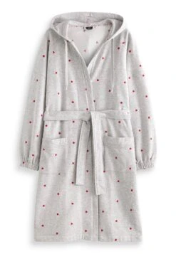 Next Embroidered Standard - Badjas - Grey