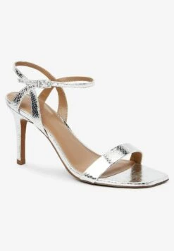 Next Forever Comfort Strappy Skinny- Sandalen Met Hoge Hak - Metallic -Next 8e67a79263bf464caa4c5908bc85e126