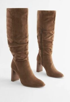 Next Forever Comfort® Slouch Midi Standard - Laarzen Met Hoge Hak - Mink Brown -Next 8fe48fe337cd4fee9f55b8e0445a0408